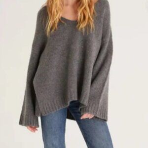 Z supply sweater gray size small